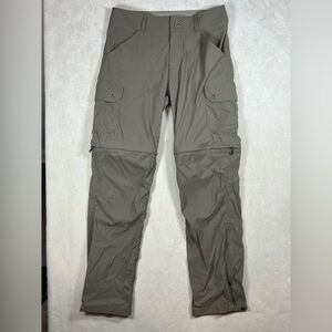 Kuhl Men's Medium Stealth Zip Breakaway Cargo Hiking Outdoor Pants - Tan